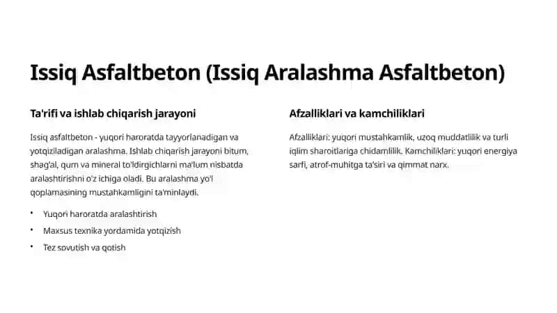 Asfaltbeton Turlari Kirish 2