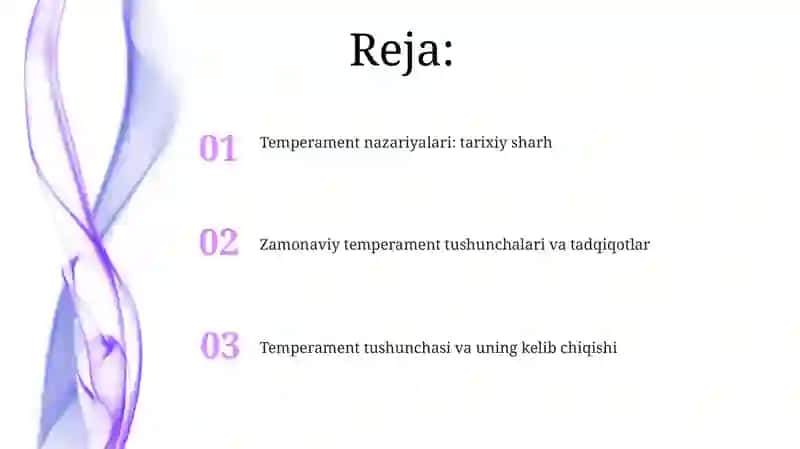 Temperament va uning nazariyalari 2