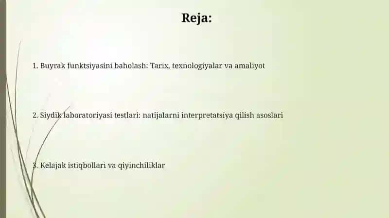 Siydikni laboratoriya tekshirish natijalari 2