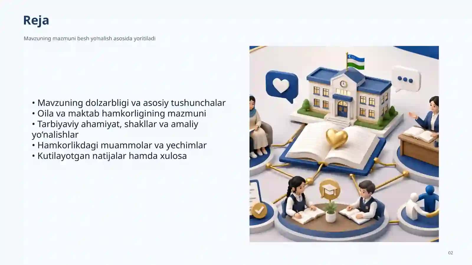 Oila va maktab hamkorligining tarbiyaviy ahamiyati 2
