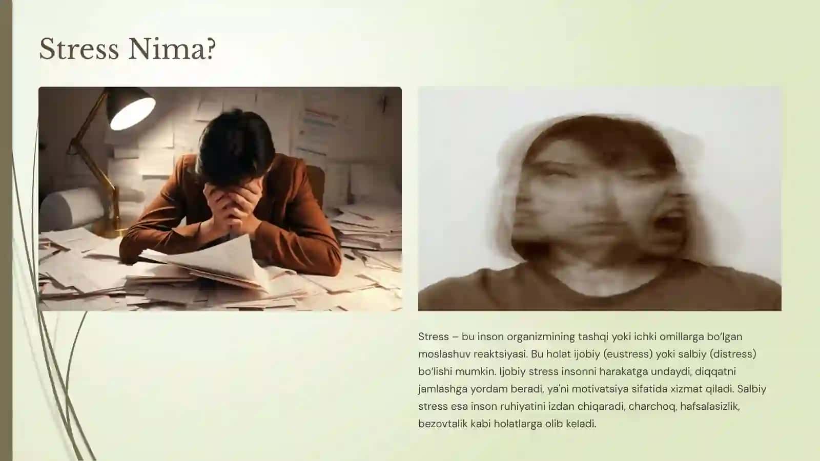 STRESS VA KECHIKTIRISH (PROKRASTINATSIYA) 2