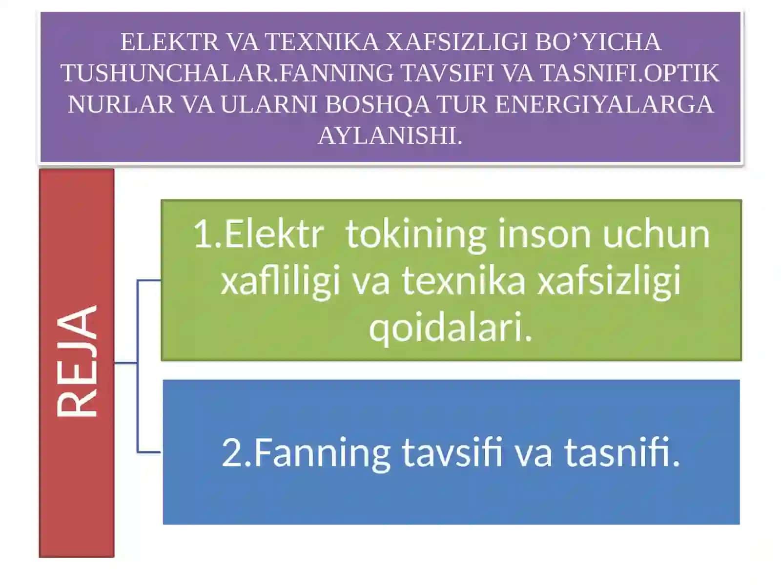 ELEKTR YORITISH VA NURLATISH 2