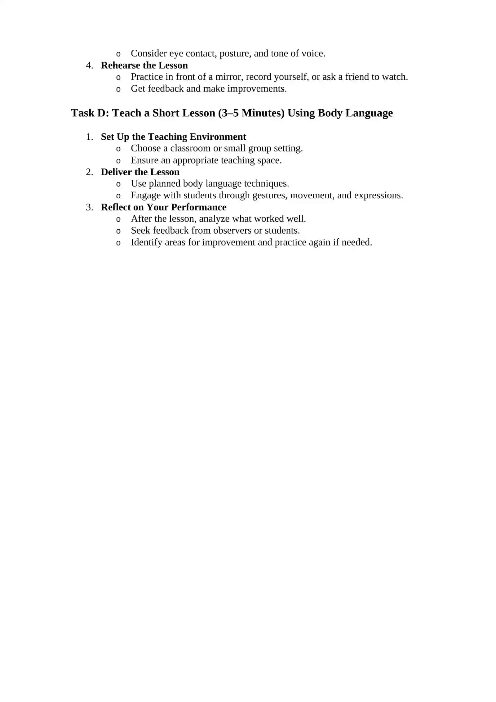 Instructions for Completing the Independent Work 2