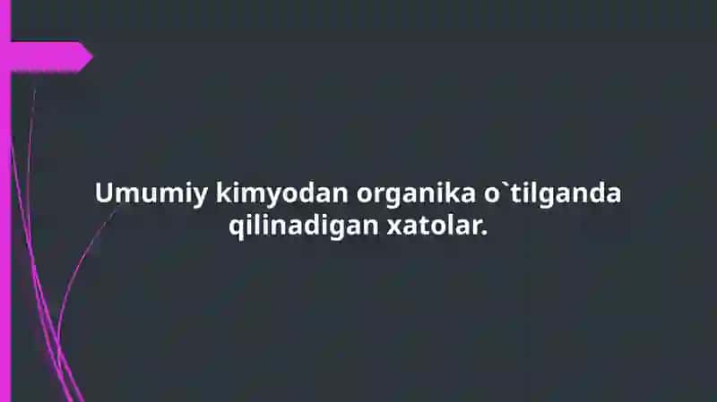 Umumiy kimyo 2