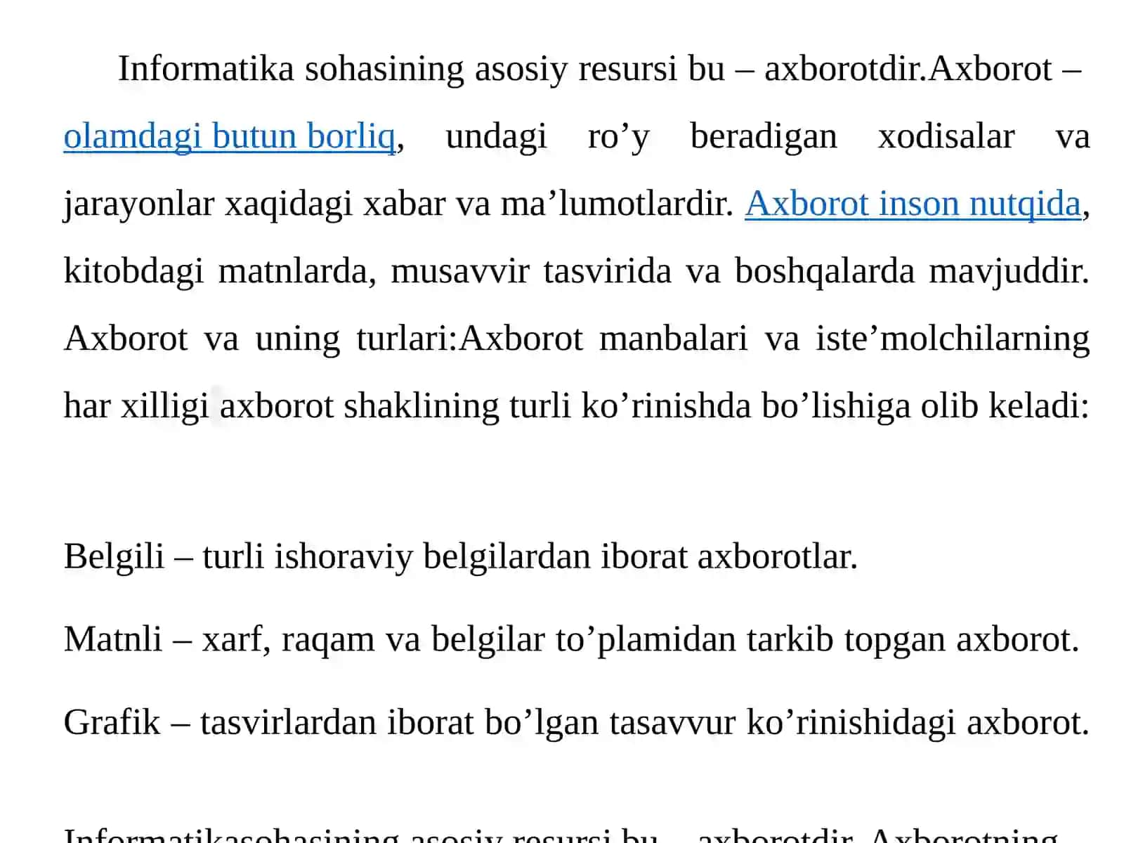 Axborotni saqlash, ishlov berish va himoyalashning zamonaviy texnologiyalari 2