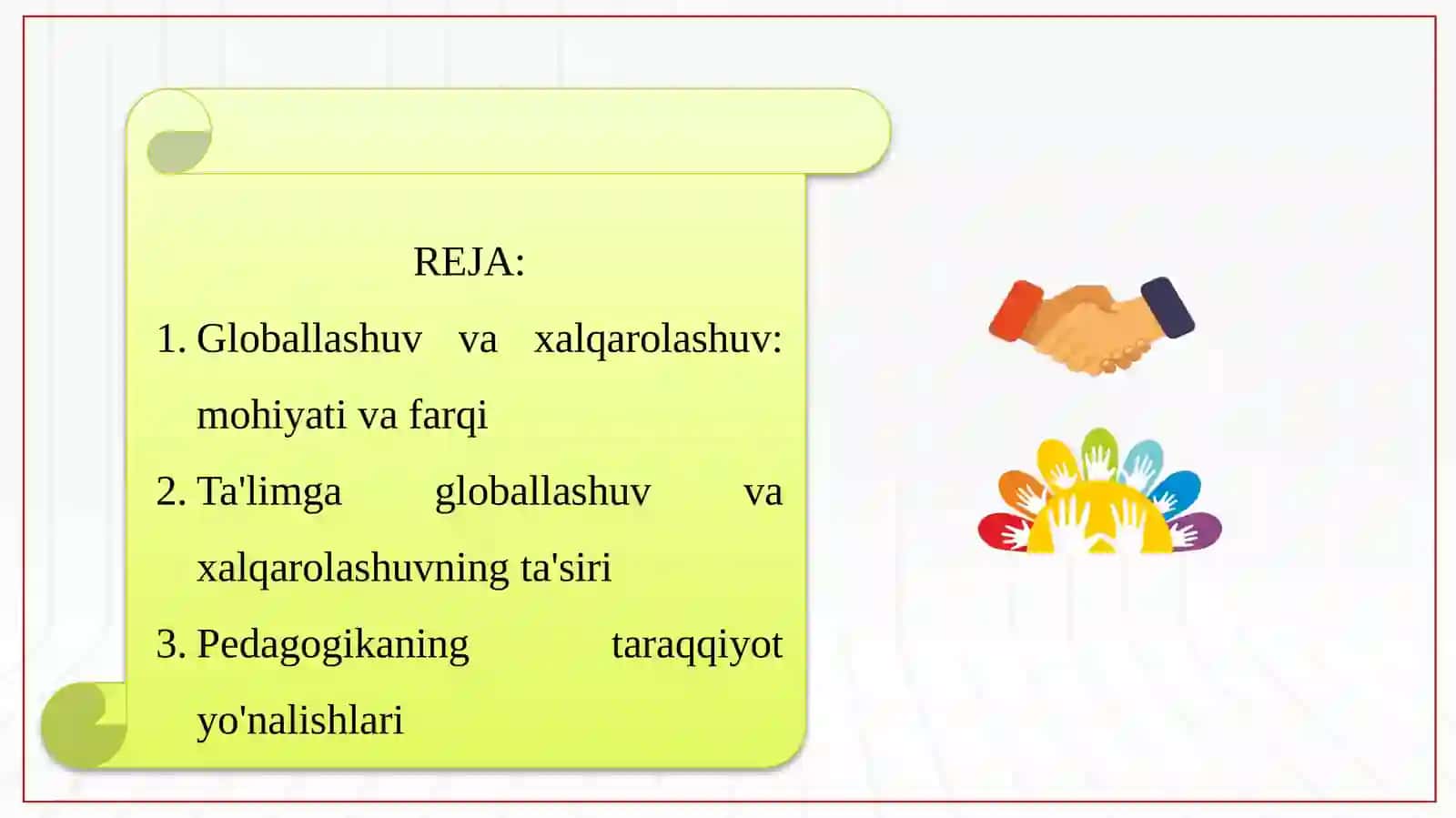 PEDAGOGIKANING TARAQQIYOT YO’NALISHLARI 2