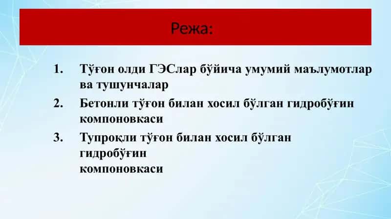 Gidroelektrostansiyalar 2