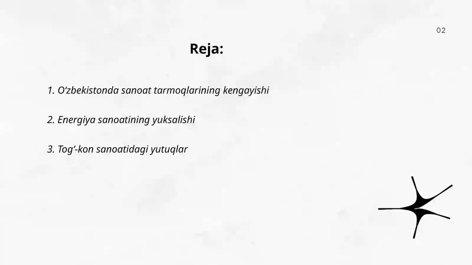 Oʻzbekistonda sanoat tarmoqlarining kengayishi 2
