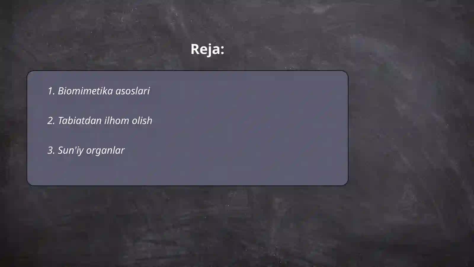 Biomimetika asoslari 2