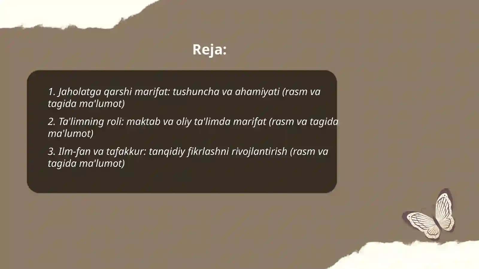 Jaholatga qarshi marifat 2