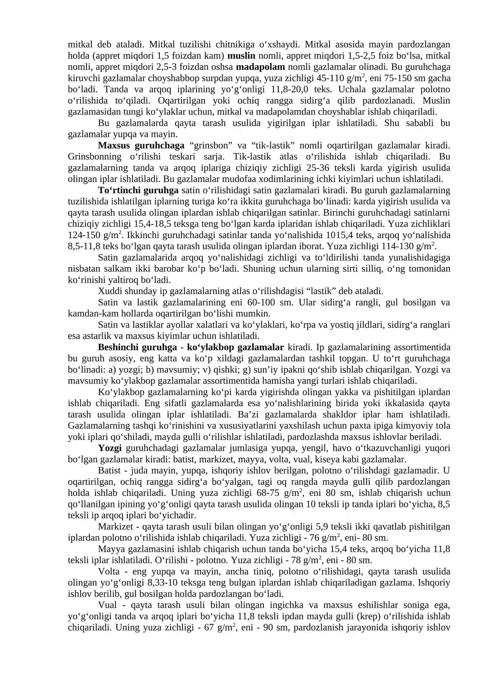 Gazlama assortimenti 2
