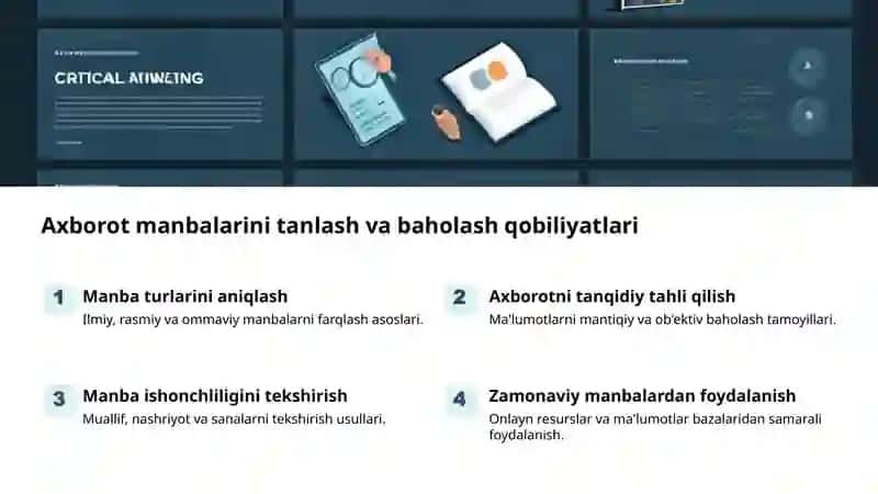 Axborot madaniyati: o'quvchilar uchun asosiy qonunlar 2
