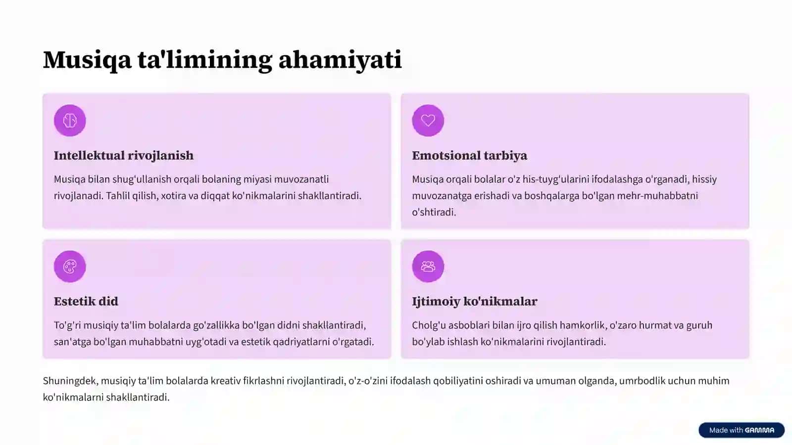 Bolalarni musiqiy cholg'ularda ijroga o'rgatish 2