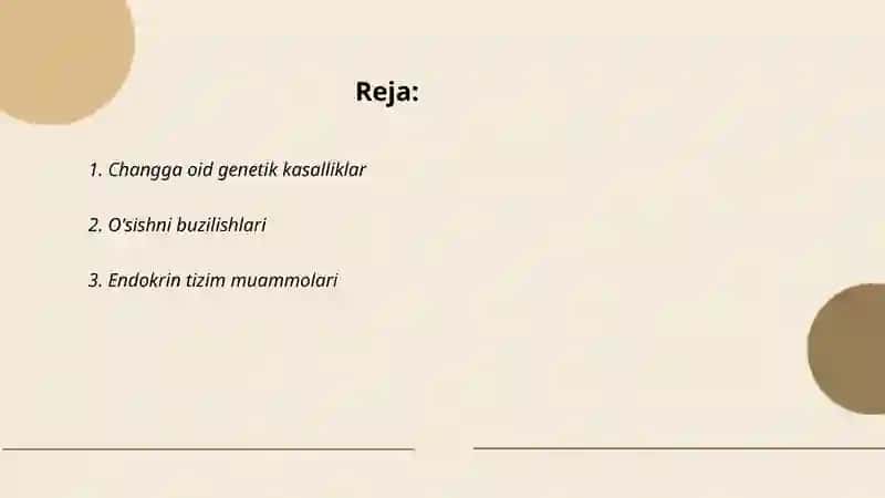 Changga oid patalogiyalar haqida tushuncha 2