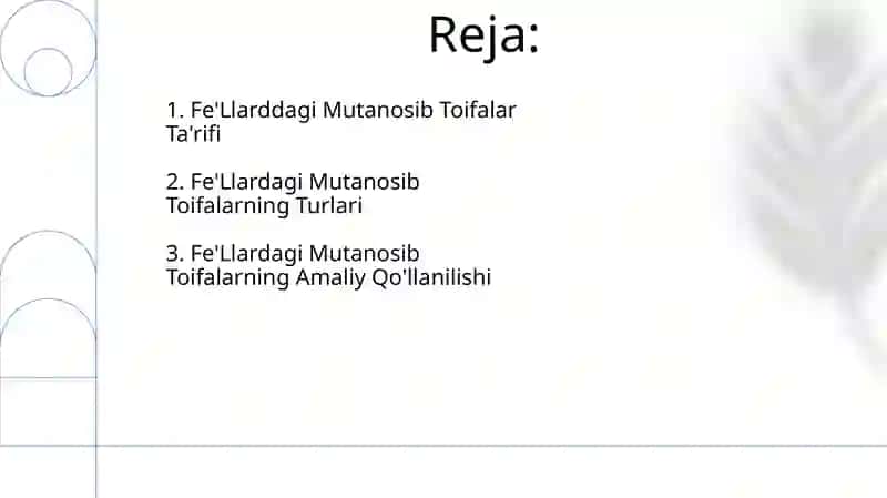 Fe'lardagi nisbat kategoriyalari 2