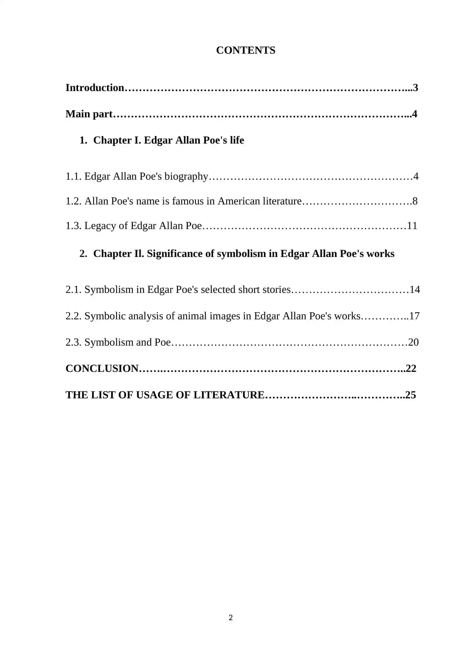 FEATURES OF SYMBOLISM IN POETRY OF EDGAR ALLAN POE 2