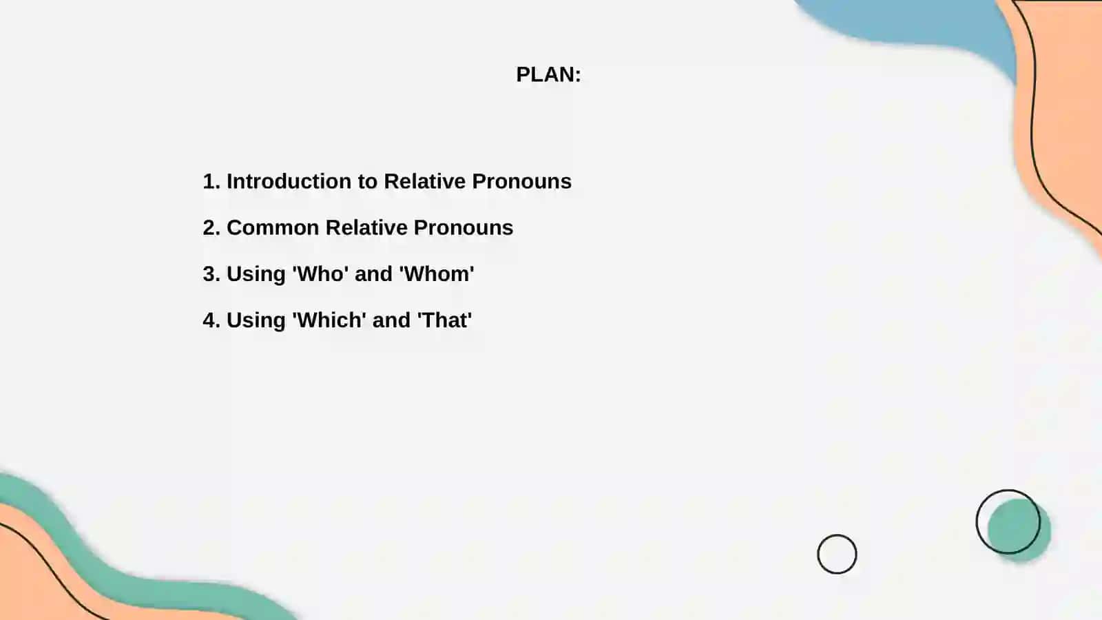 Relative pronouns 2