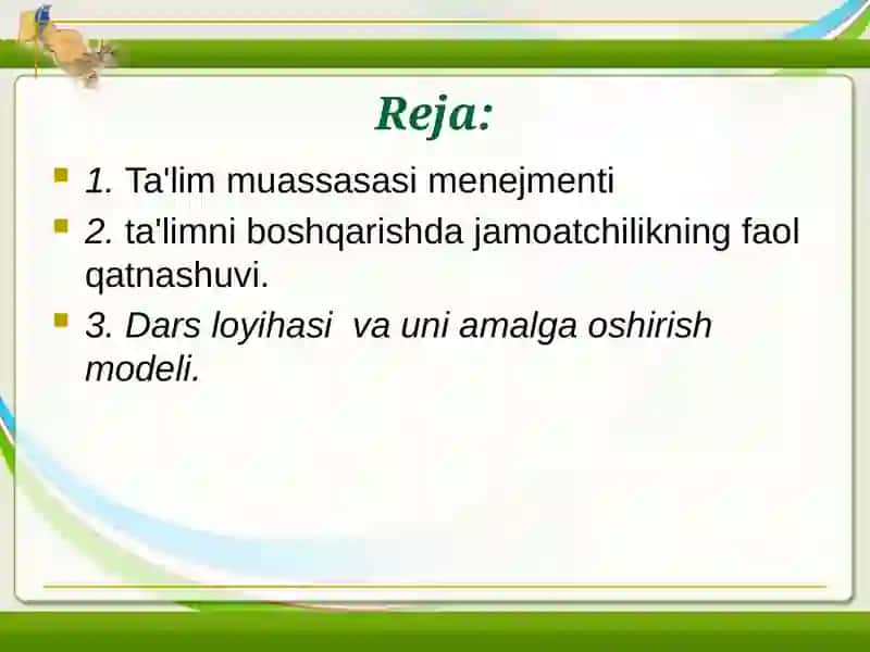 Taʼlim muassasasi rahbarining kasbiy kompetentligi 2