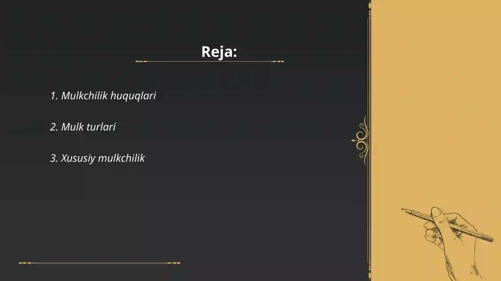 Mulkchilik munosabatlari 2