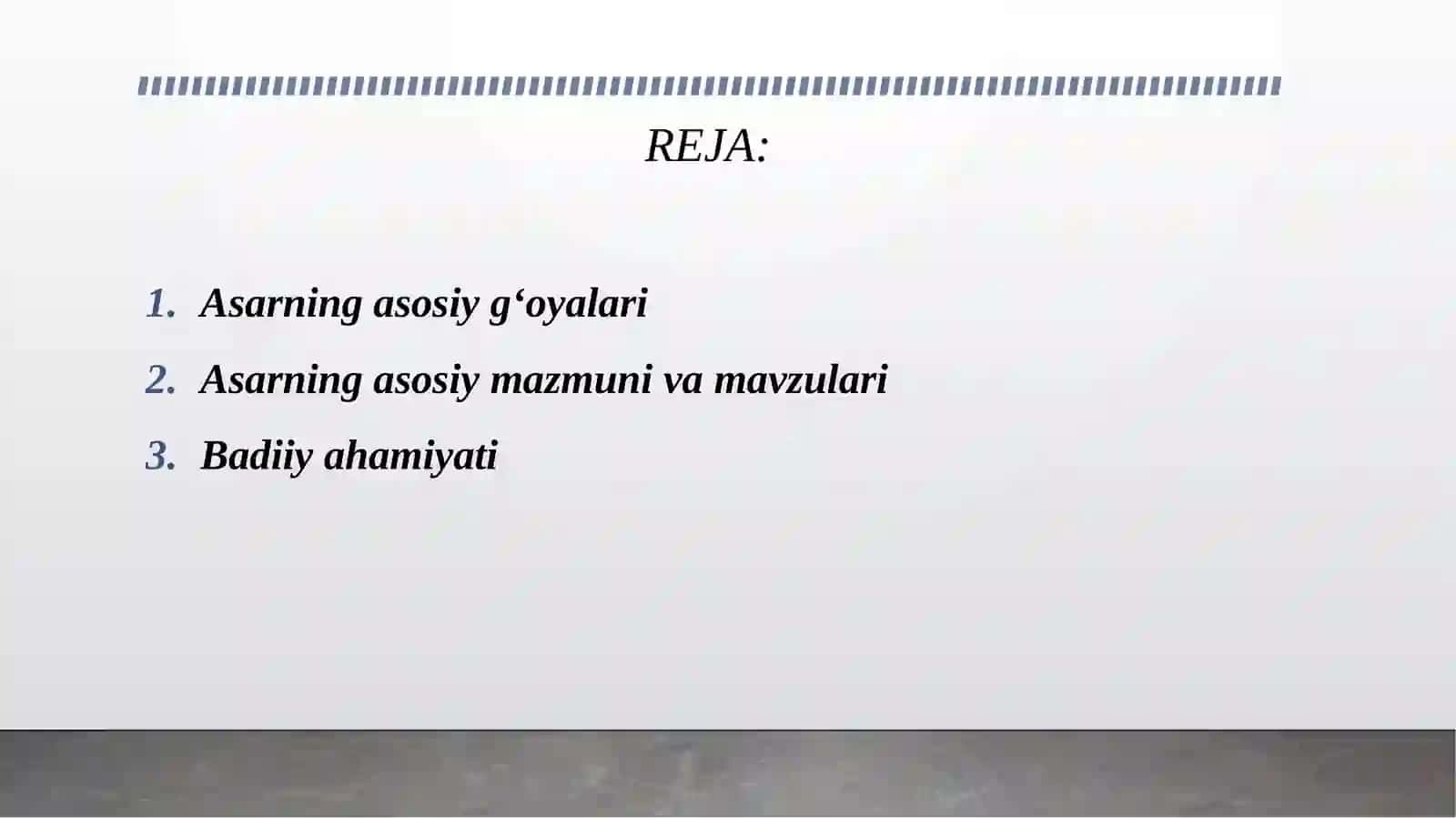 ODIL YOQUBOVNING KO‘HNA DUNYO ASARI 2