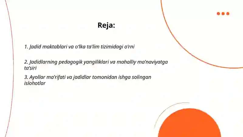 Jadid maktablari va oʻlka ta'lim tizimidagi oʻrni 2
