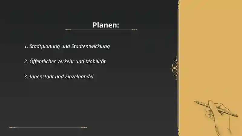 Stadtplanung und Stadtentwicklung 2