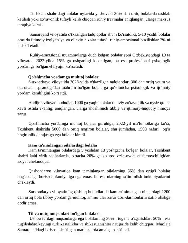 Maxsus yordamga muhtoj bolalar 2