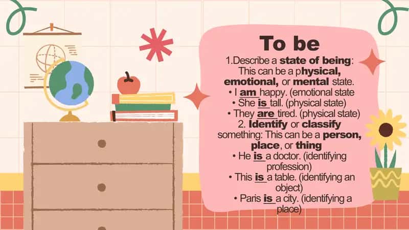 The verb “To be”. Medical terms 2