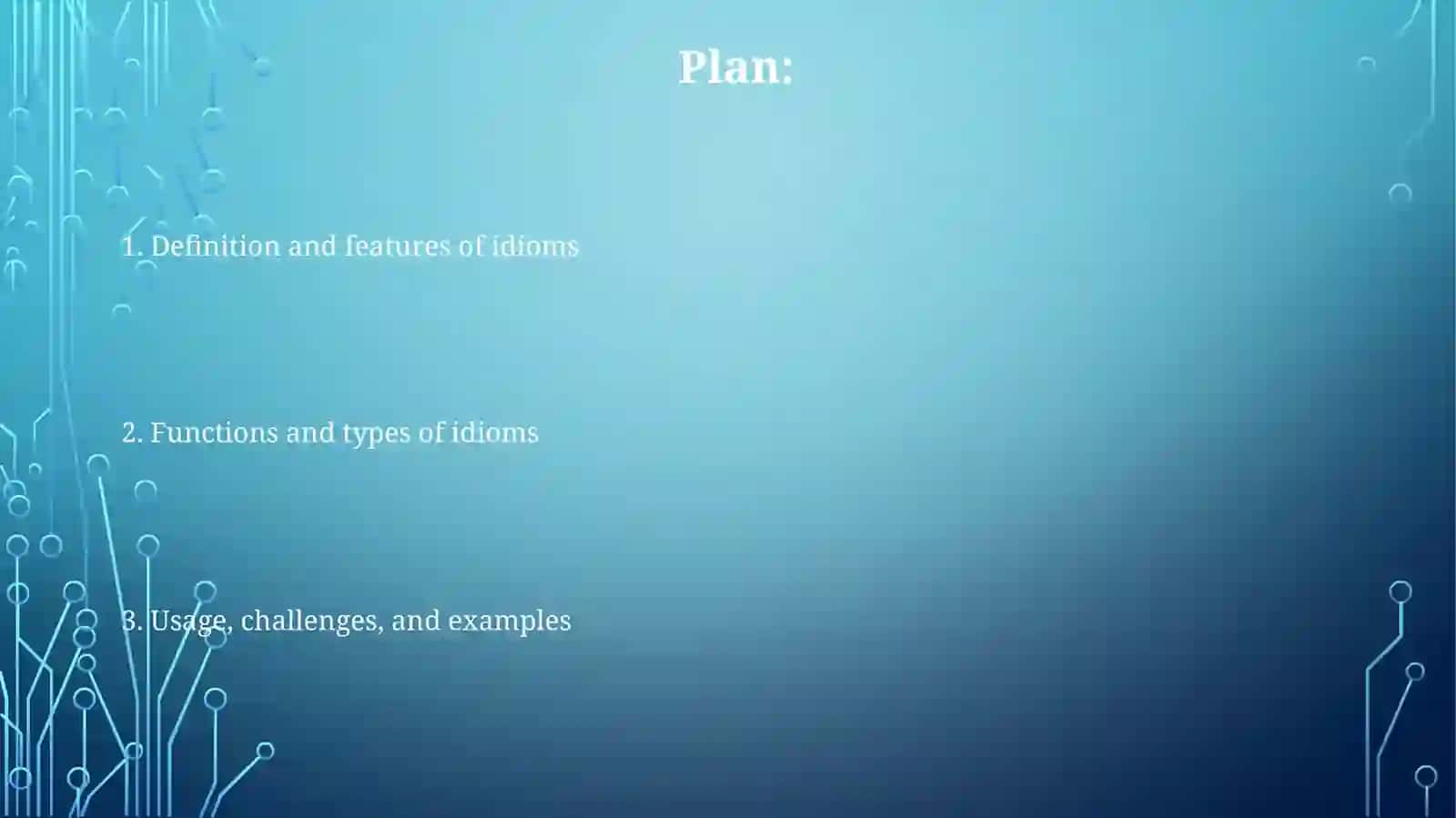 Idioms in language 2