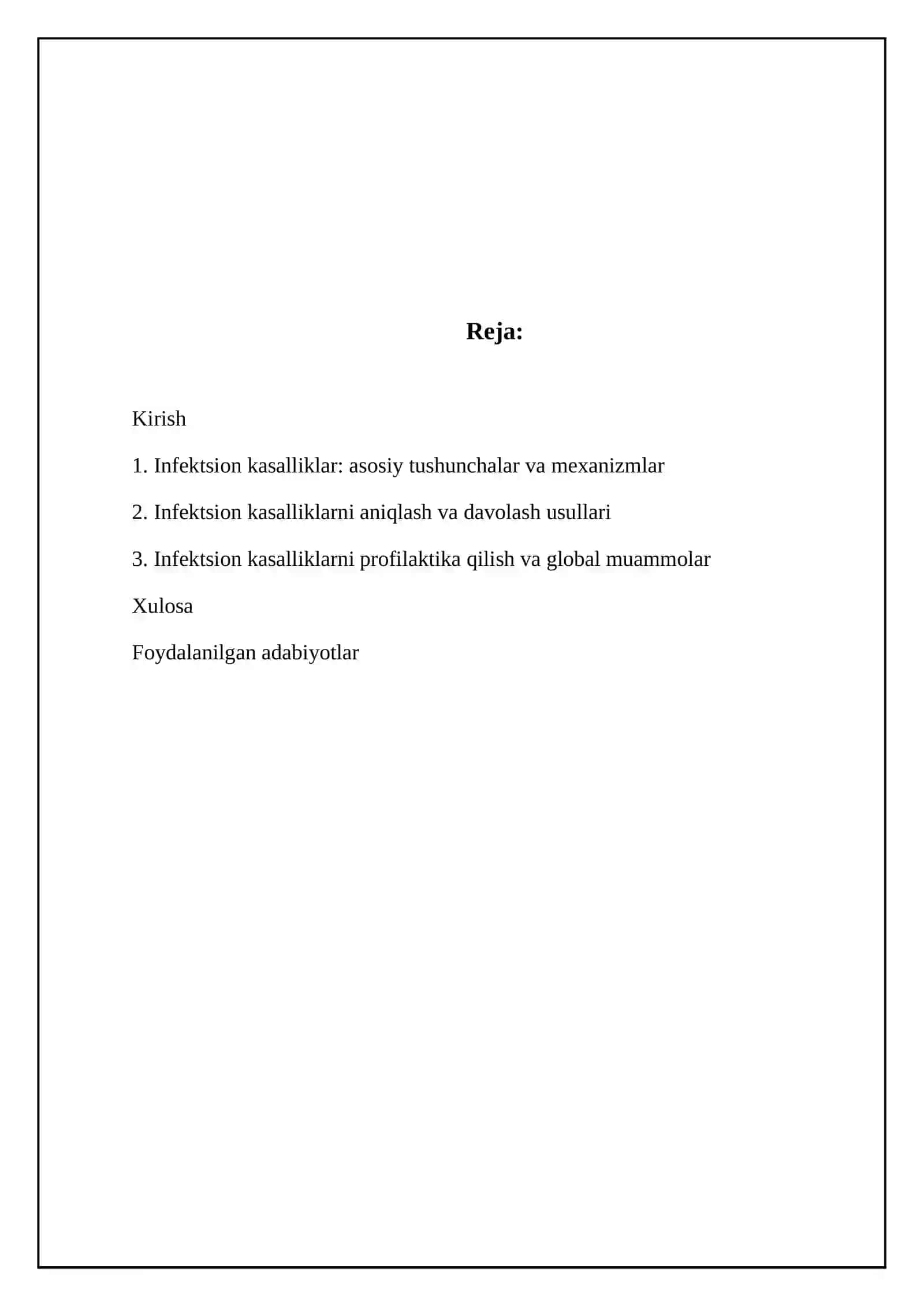 Infeeksion kasalliklar 2