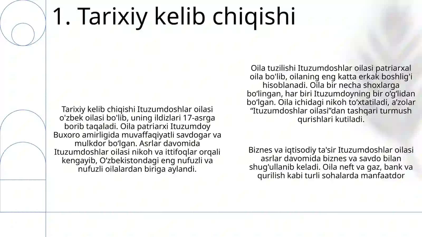 Ituzumdoshlar Oilasi 2