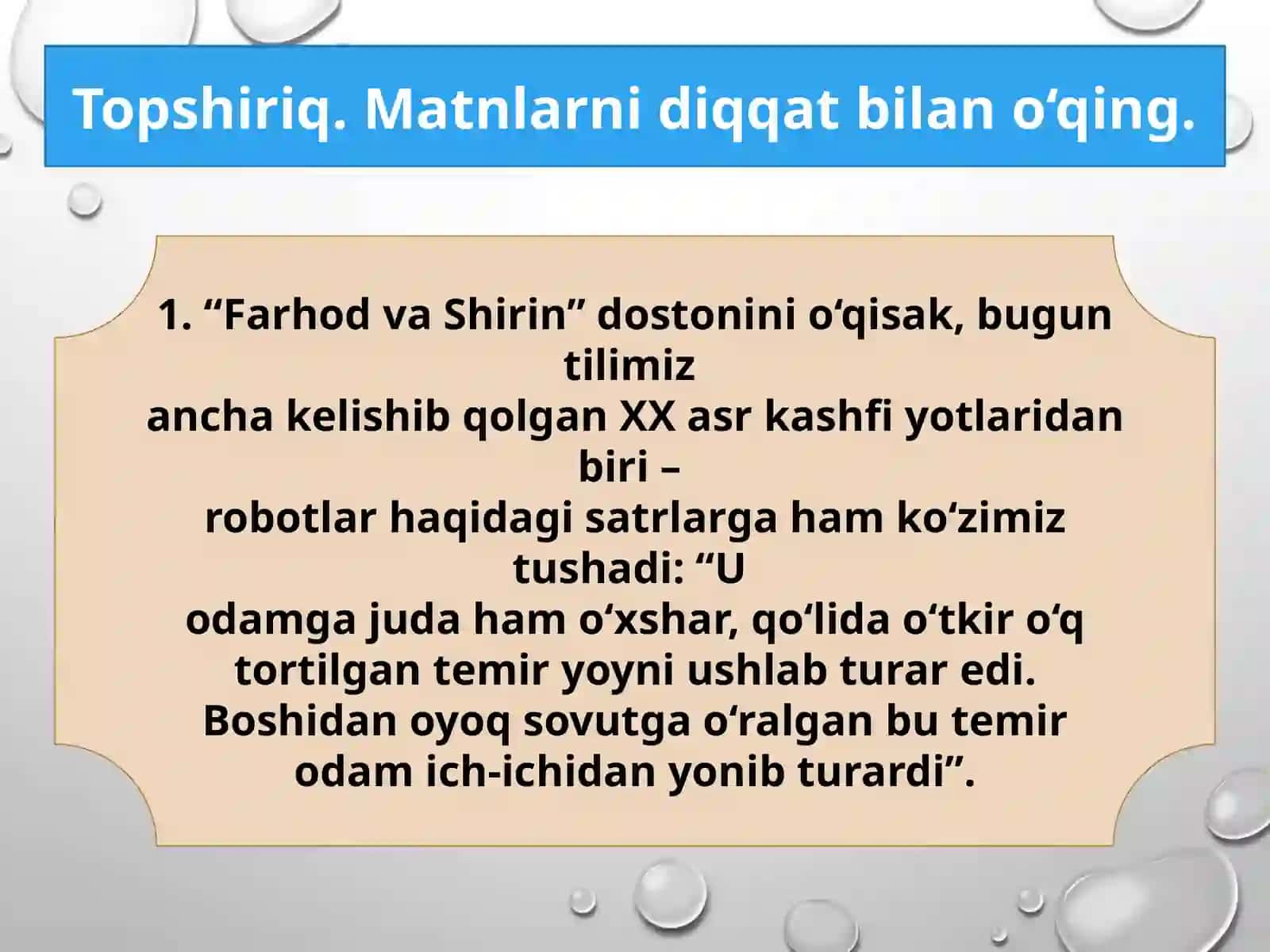 Farhod va Shirin dostoni 2