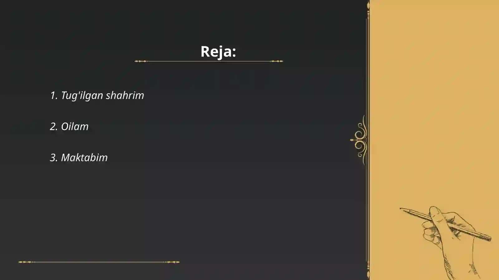 Tug'ilgan shahrim 2