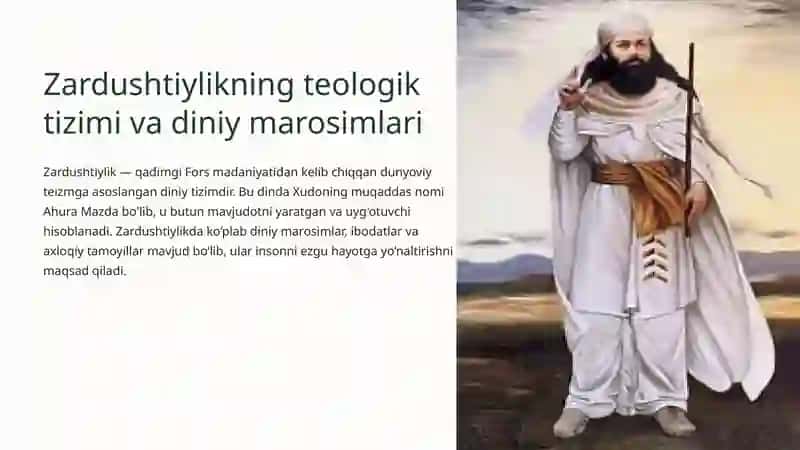 Zardushtiylikning teologik tizimi va diniy marosimlari 2
