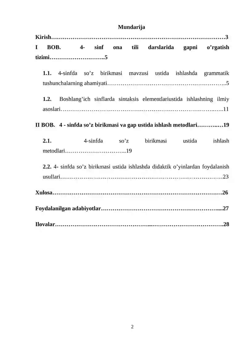 4 - Sinf ona tili darslarida gapni o’rgatish tizimi 2