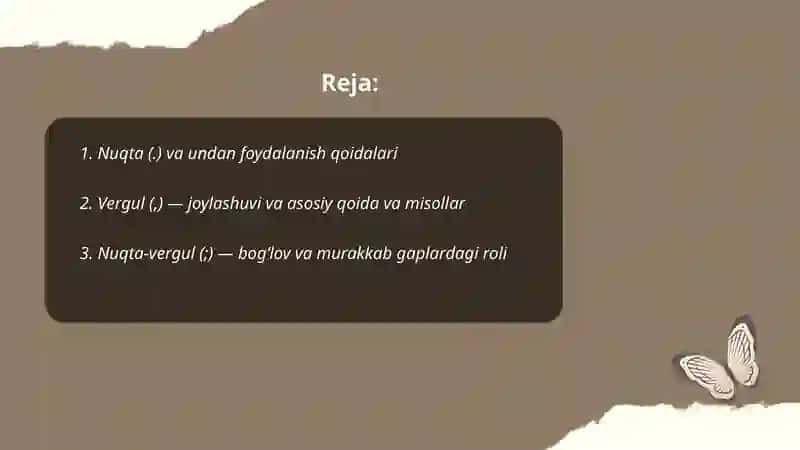 Punktuatsion savodxonlik 2