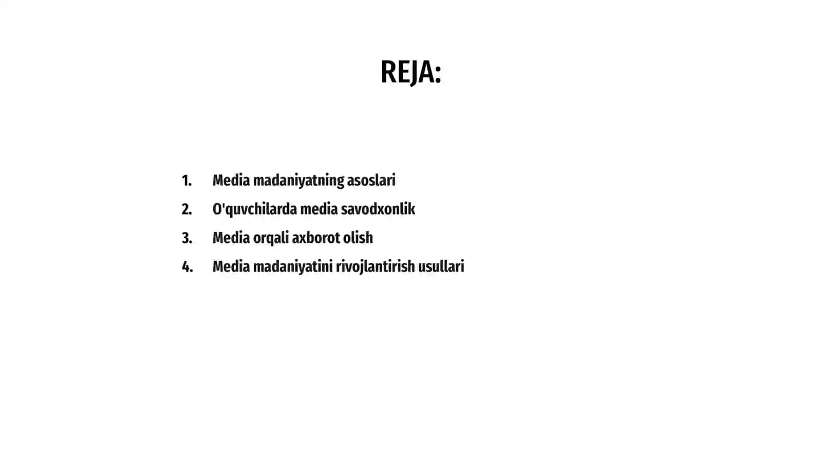 Media madaniyatni shakllantirish 2