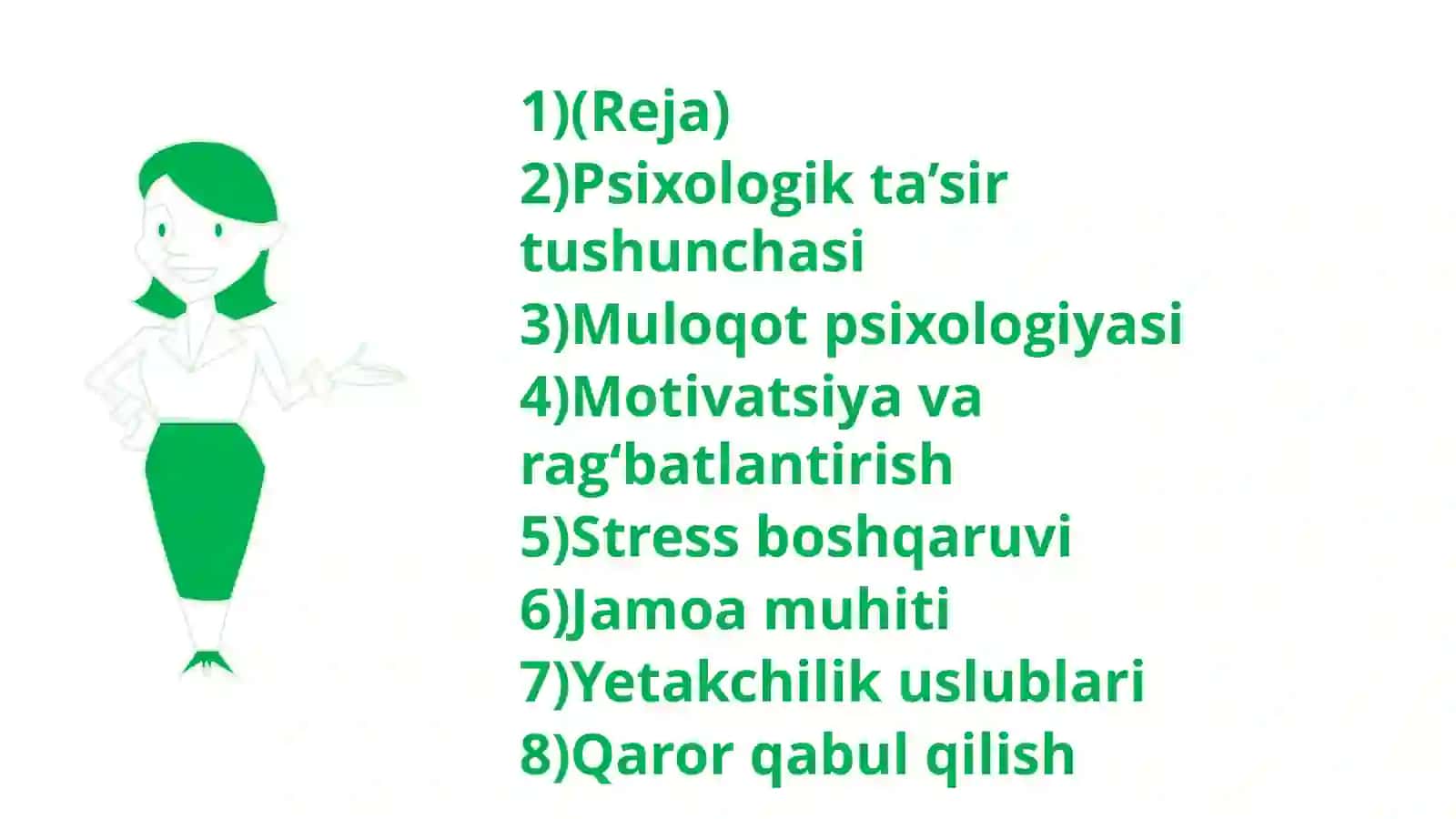 Boshqaruv amaliyotida psixologik ta’sir 2