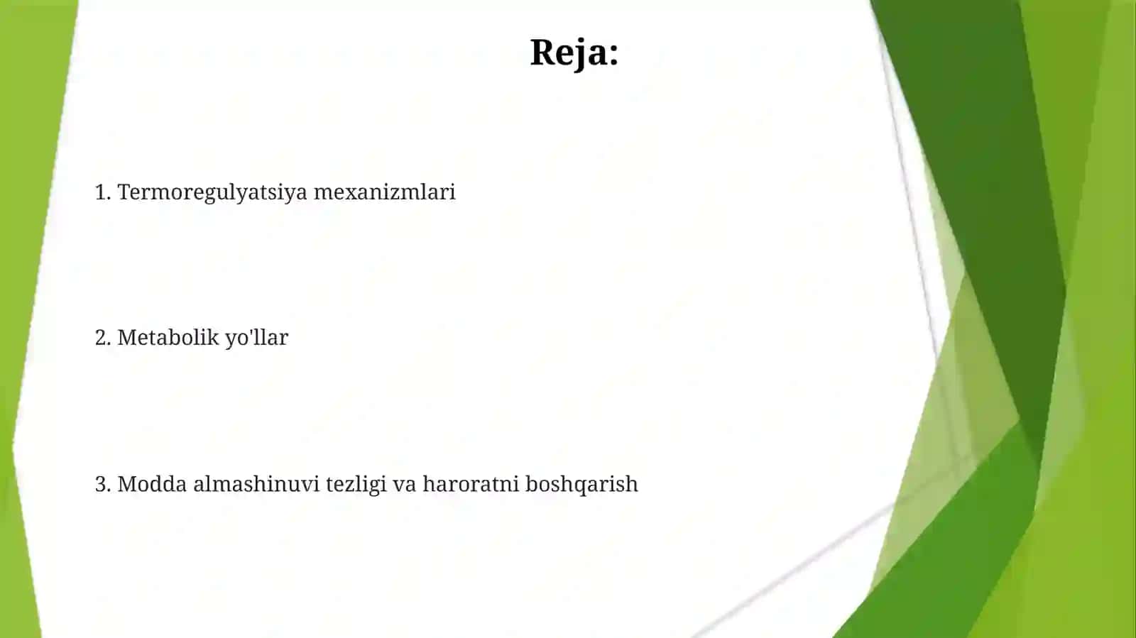 Metabolizm.Termoregulatsiya 2