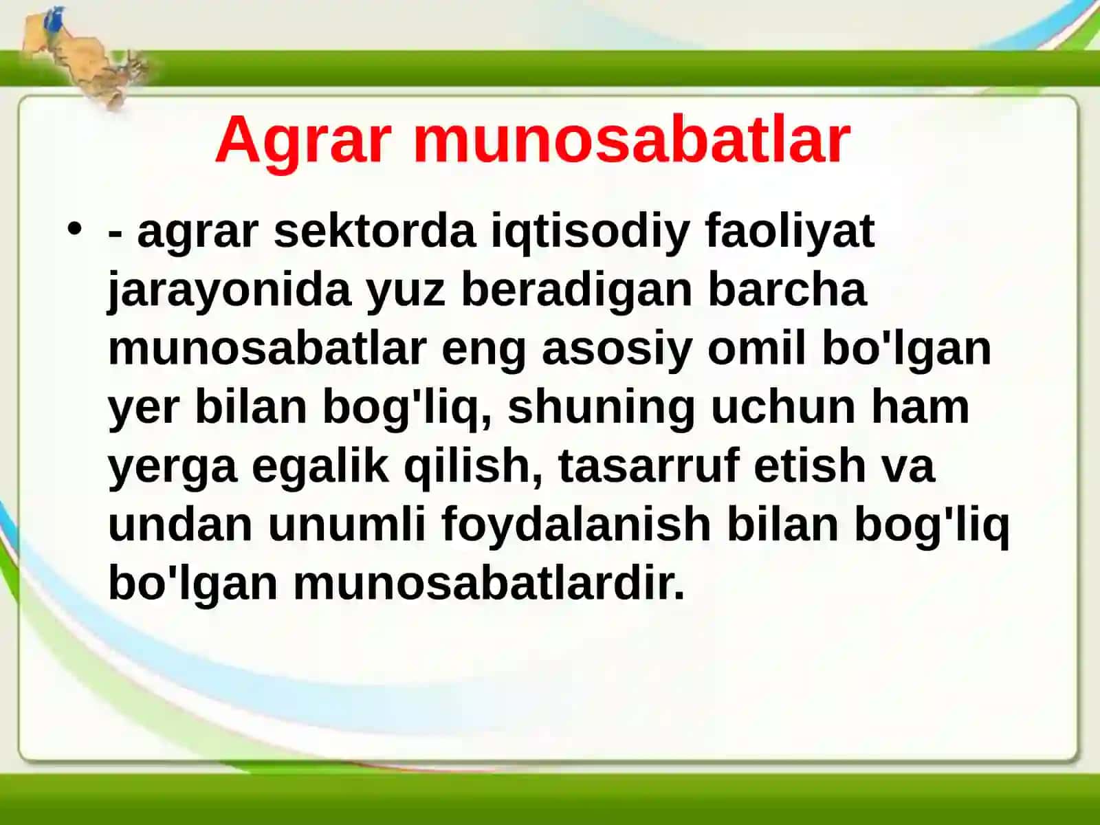 Agrar munosabatlar va agrobiznes 2