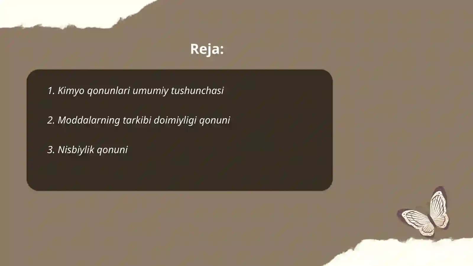 Kimyoning asosiy qonunlari. Metallarning ekvivialentini aniqlash 2