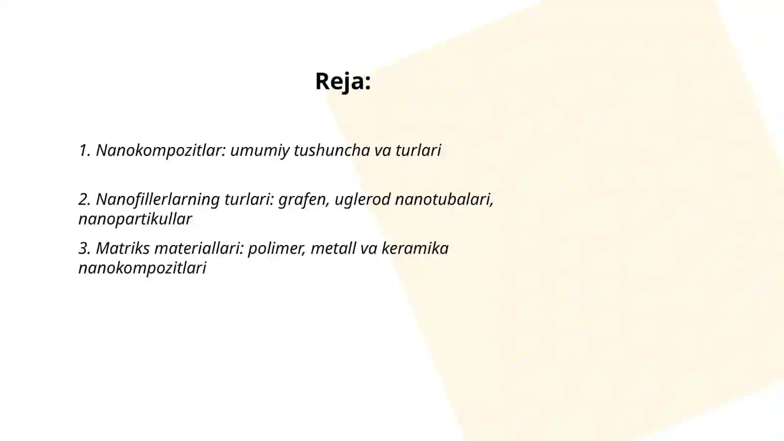 Nanokompozitlar va ularning fizik xususiyatlari 2