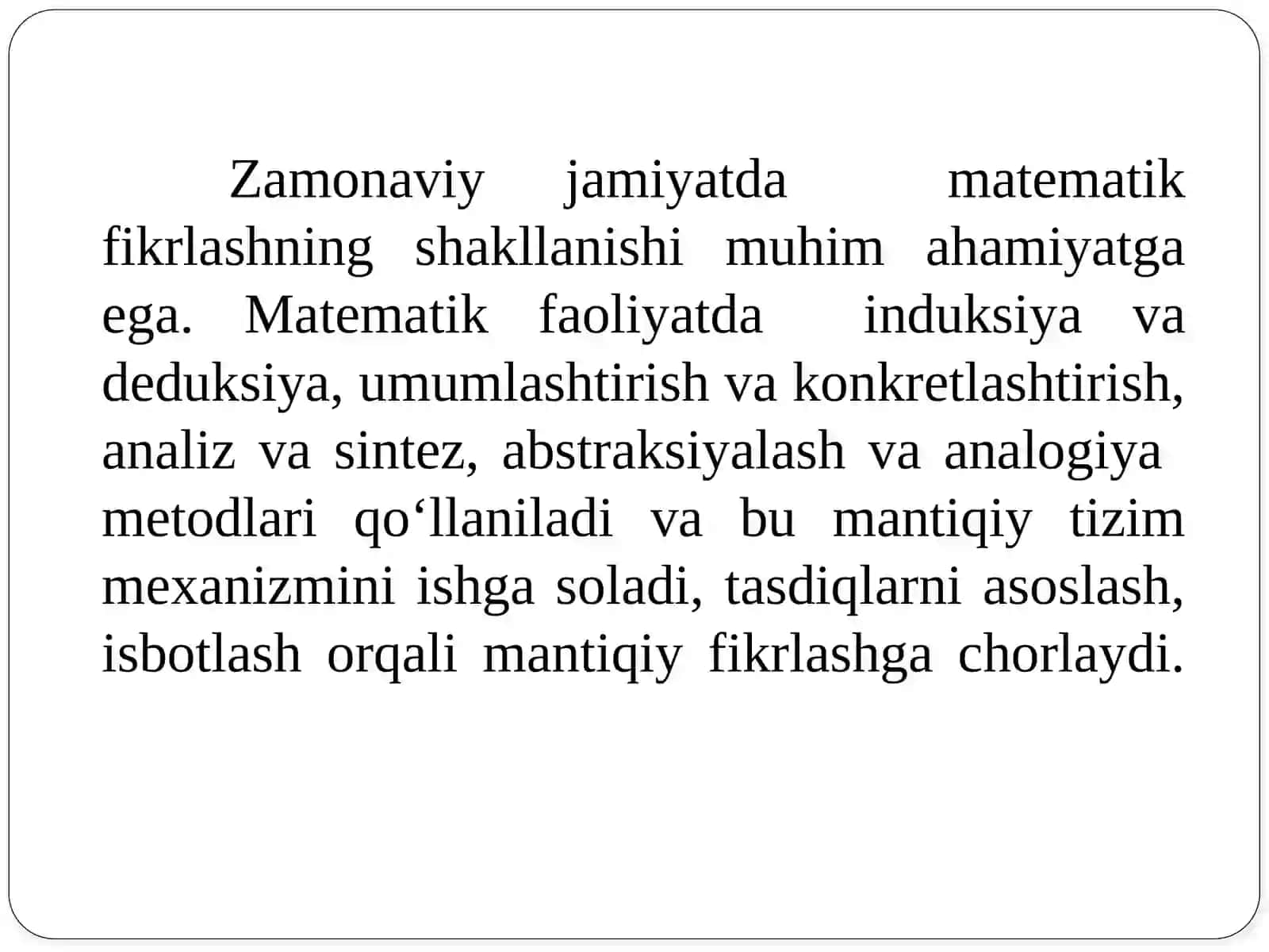 O‘quvchilardakompetensiyalarnishakllantirishdamasalalaryechishningo‘rni 2