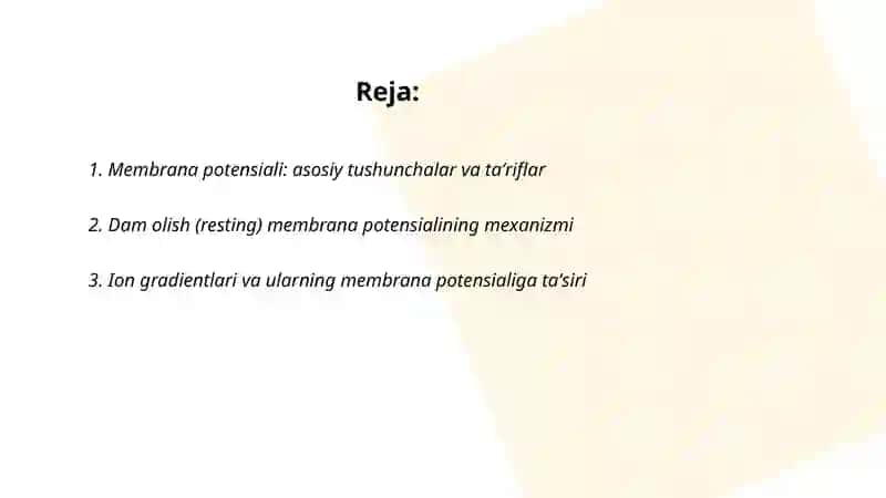 Membrana potensiali 2
