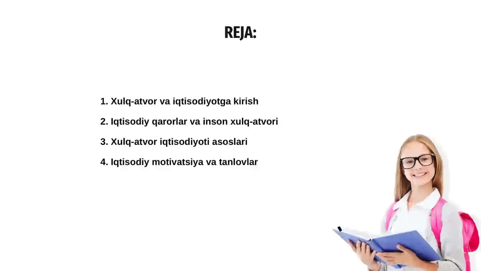 Xulq-atvor va iqtisodiyot 2
