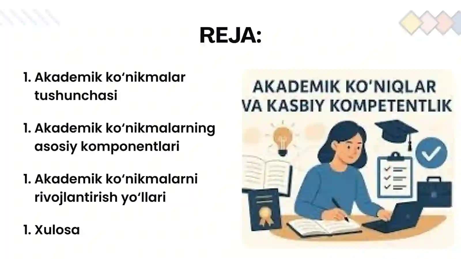 Akademik ko‘nikmalarni rivojlantirish yo‘llari 2