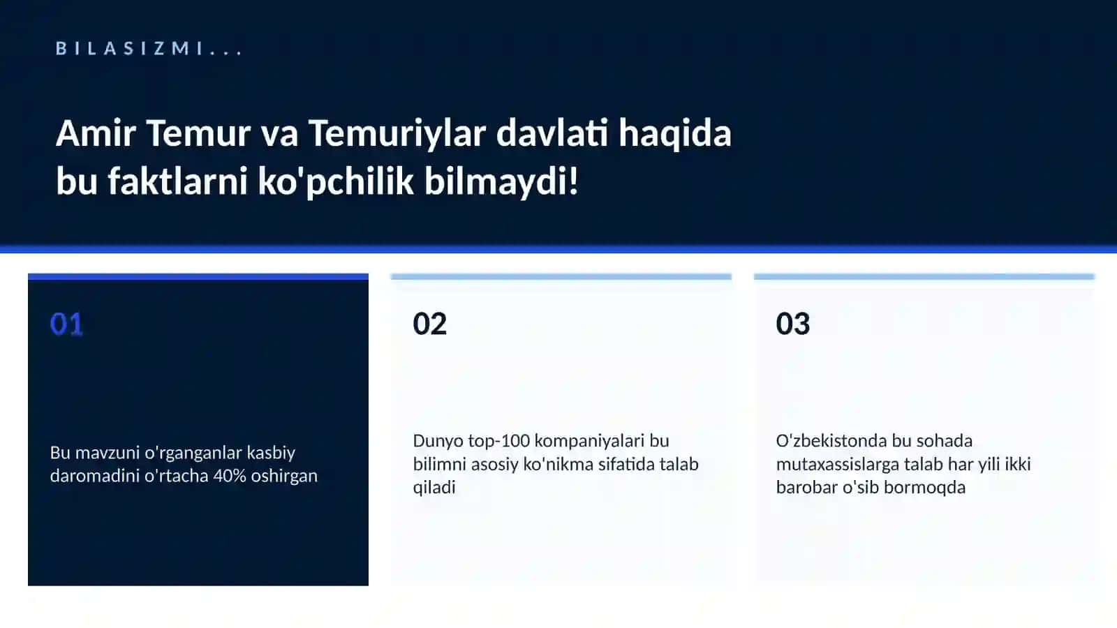 Amir Temur va Temuriylar davlati 2