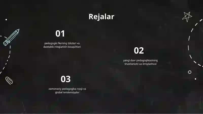 Jahon pedagogik fani rivojlanishi tarixi 2