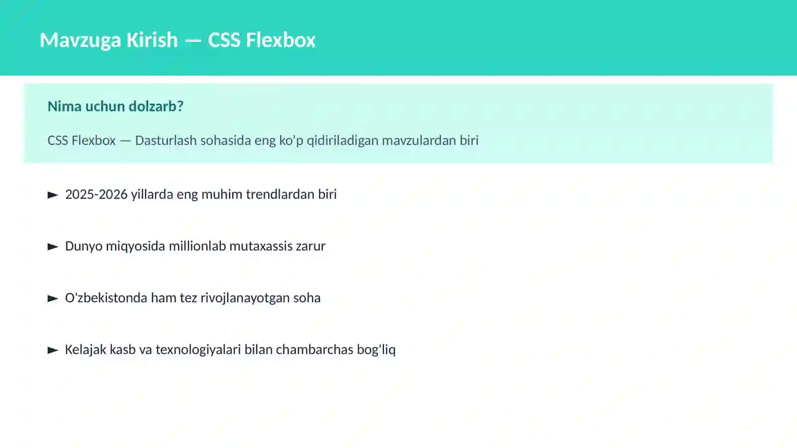 CSS Flexbox 2