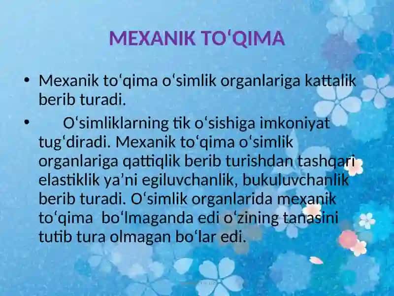 Mexanik to‘qima 2